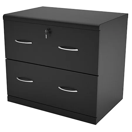 2-Drawer Lateral File with Lock and Key